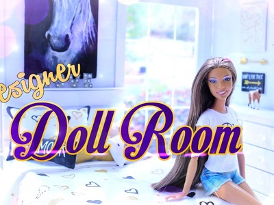 How to Make a Doll Room in a Box: Designer Doll Room - Doll Crafts