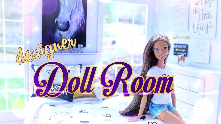 How to Make a Doll Room in a Box: Designer Doll Room - Doll Crafts