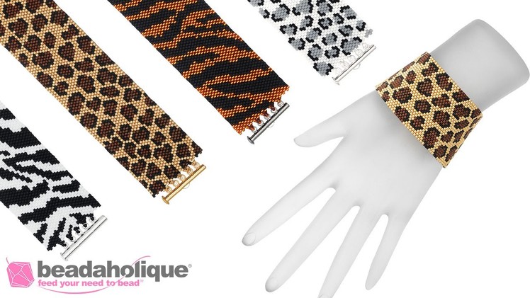 How to Make the Animal Print Peyote Bracelet Kits
