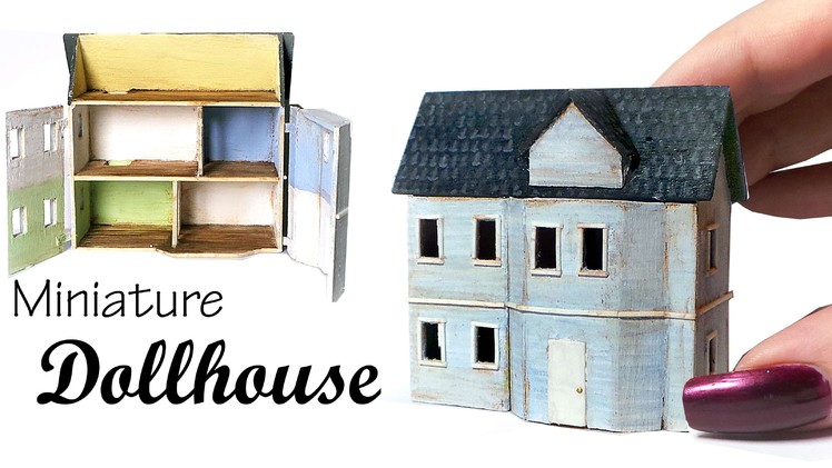 Simple Miniature Dollhouse Tutorial