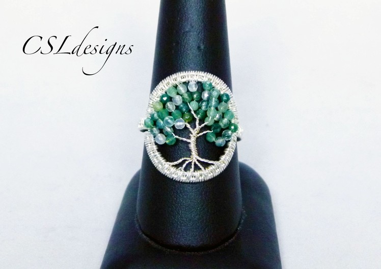 Tree of life wirework ring