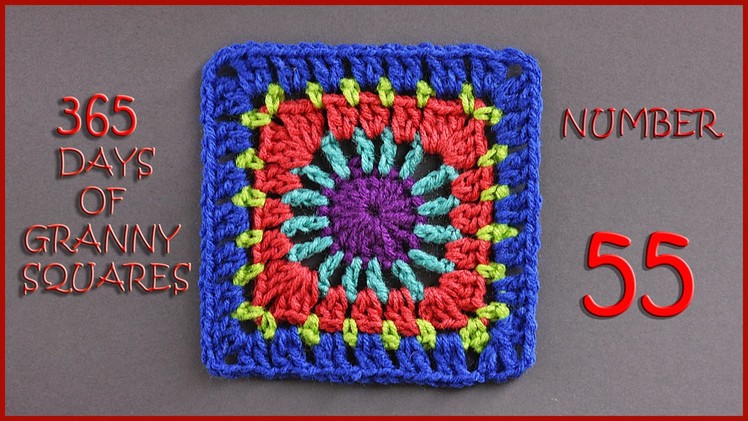 365 Days of Granny Squares Number 55
