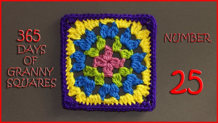 365 Days of Granny Squares Number 25
