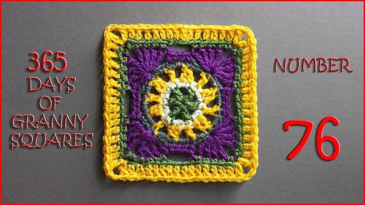 365 Days of Granny Squares Number 76