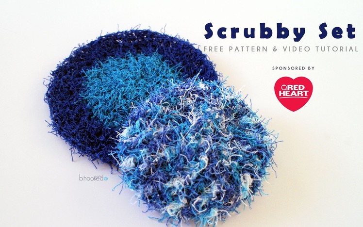 Crochet Scrubby Set: Red Heart Scrubby