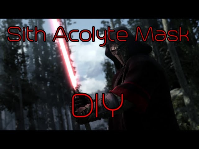DIY Sith Acolyte Mask Part 1