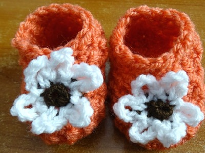Glover Stitch Newborn Baby Booties   Crochet Tutorial