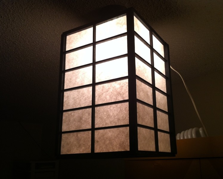 Home Made, japanese lantern, made from garbage