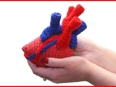 How to Crochet an Anatomical Heart Amigurumi
