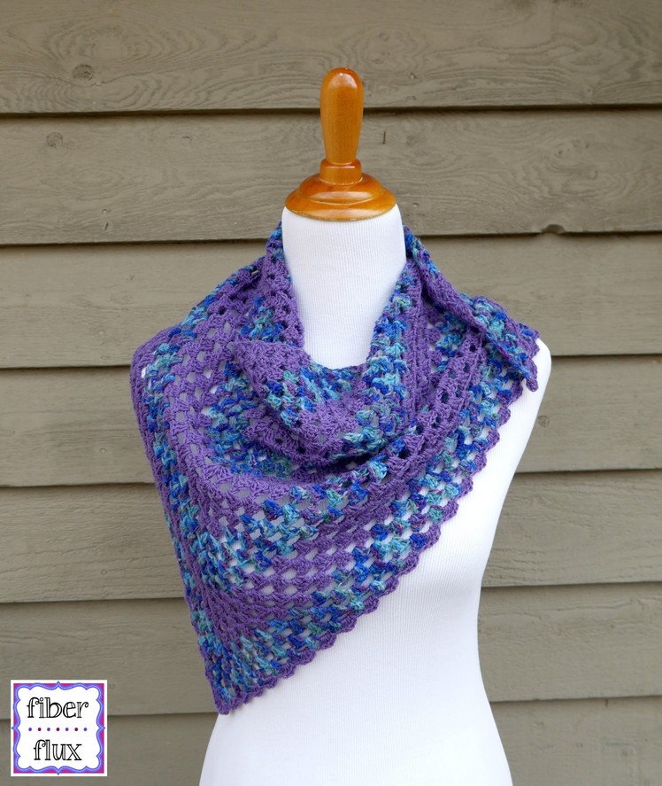 How To Crochet the Larkspur Shawlette, Episode 298