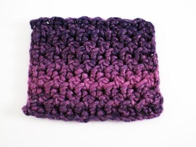 How To Crochet the Woven Stitch Left Handed