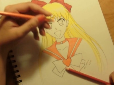 How to draw Sailor Venus (from Pretty Guardian Sailor Moon Crystal)