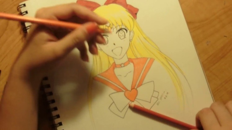 How to draw Sailor Venus (from Pretty Guardian Sailor Moon Crystal)