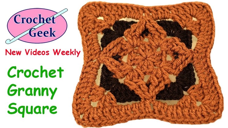How to make a Crochet Granny Square Diamond