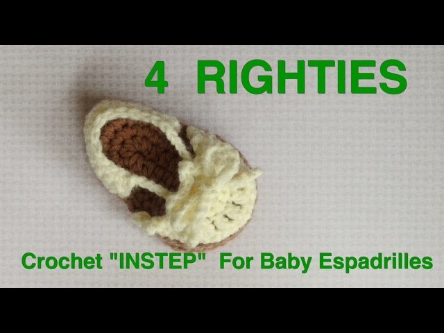 INSTEP for 4" Baby Espadrilles Part 3.3 (4 Righties)