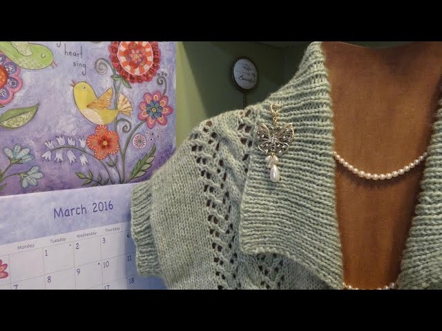 J's Knit Winter Cables and Spring Lace Sweater.  EP. #40.