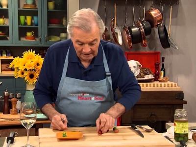 Jacques Pépin Techniques: Making Bunny Rabbits Out of Olives and Grapes