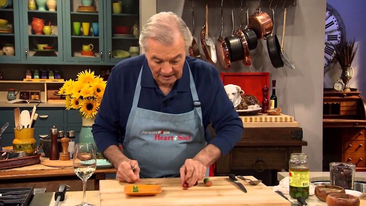 Jacques Pépin Techniques: Making Bunny Rabbits Out of Olives and Grapes