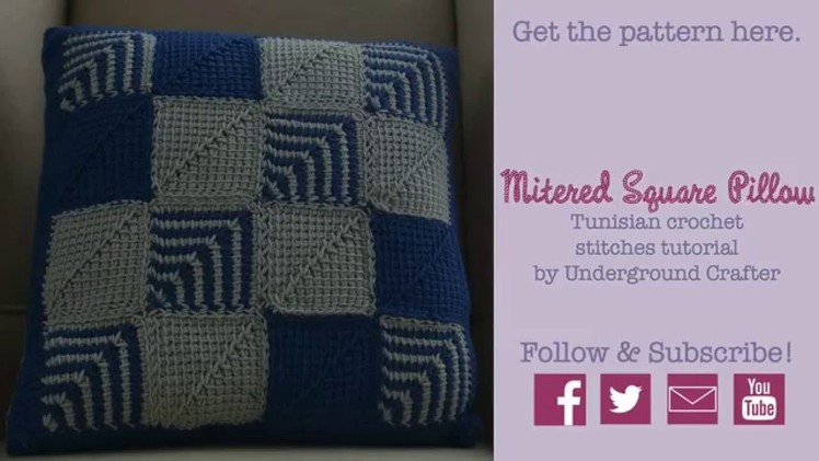 Mitered Square Pillow Tutorial