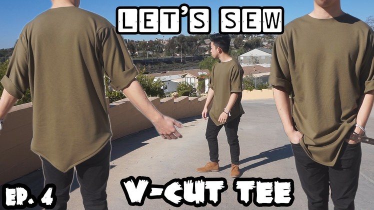 V-Cut Tee | Let's Sew Ep. 4 #KADSZN