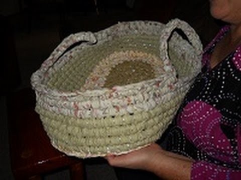 Basket Making Crocheting on Rope for Beginners