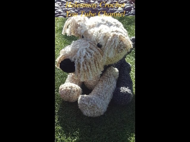 Crochet Airedale Terrier Dog Part 2 of 2 DIY Tutorial