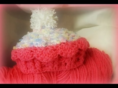 "Crocheted Cupcake Hat"
