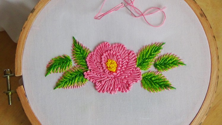 Hand Embroidery: Flower stitch