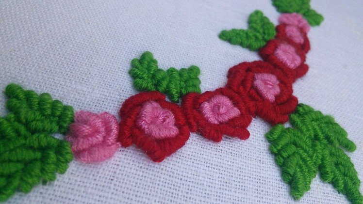 Hand Embroidery Pattern | Bullion Stitch |  HandiWorks #37