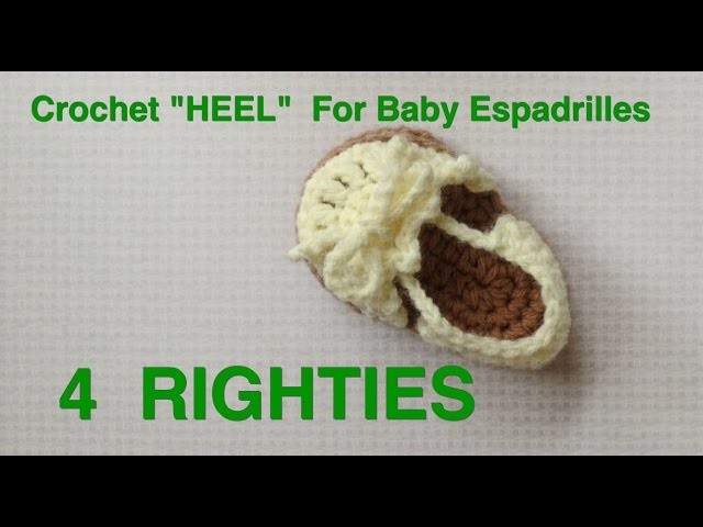 HEEL for 4" Baby Espadrilles - Part 2.3 (4 Righties)