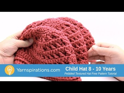 How to Crochet A Child Hat: Pebbled Texture Hat
