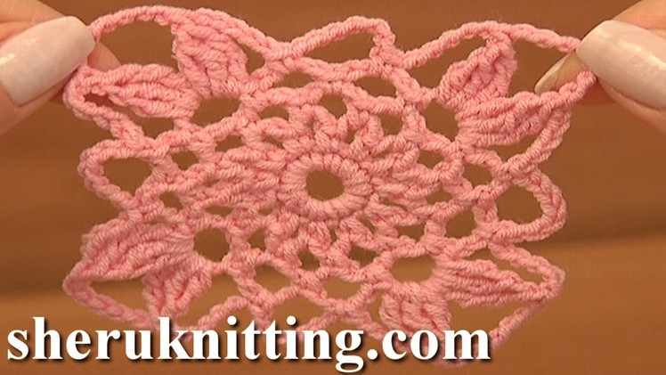 How to Crochet Square Motifs  Tutorial 14 part 1 of 2