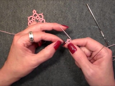 Lesson 11 Using a floss threader in needle tatting