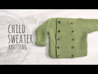 Tutorial Knitting Child Sweater