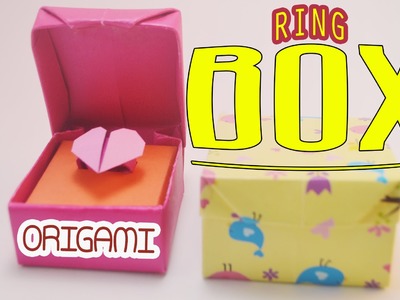 Valentine's day Origami ring box Tutorial