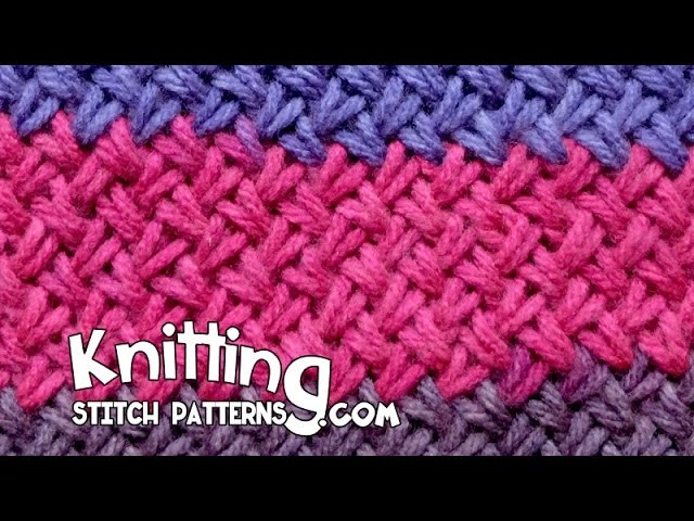 Woven Basket Knitting