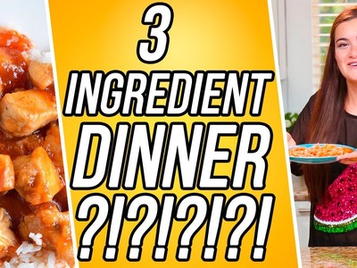 3 Ingredient Sweet and Sour Chicken?! | 3 Items Or Less w. CloeCouture!