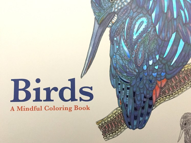 Birds Adult Coloring Book Review and Flipthrough.