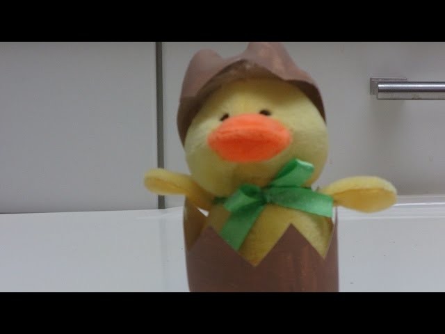 Cool Recycled Crafts for Kids: Funny Easter Duckling
