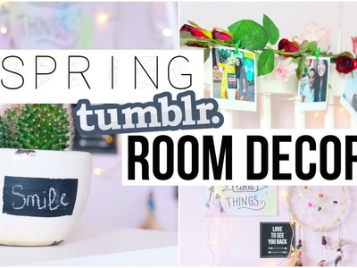 DIY Spring Room Decor! Tumblr & Pinterest Inspired!