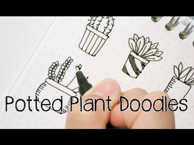 Doodle with Me : Potted Plant Doodles V.2