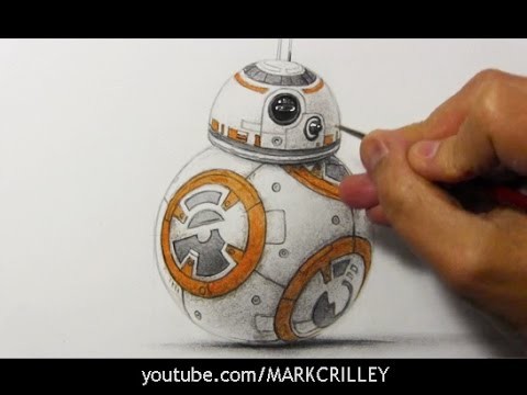 Drawing Time Lapse: BB-8 from "STAR WARS: The Force Awakens"