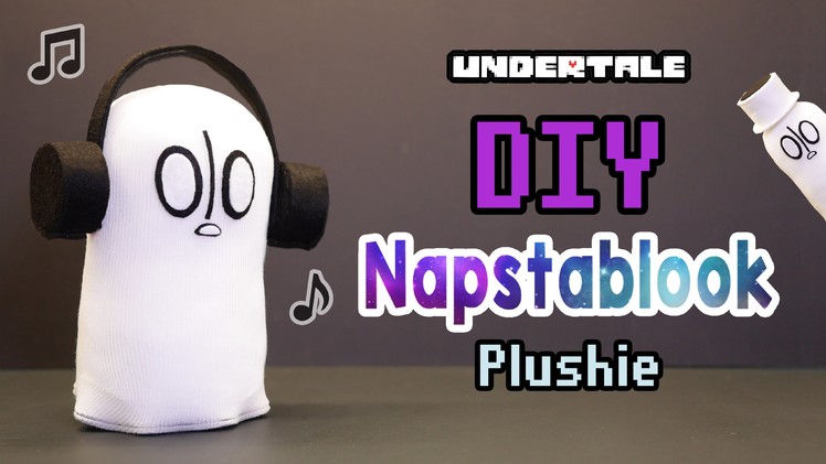 Easiest Plushie Ever Made! DIY Undertale Napstablook Plushie (Free Pattern)
