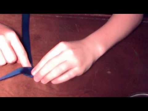 How to make a folded ribbon rose! (READ DISCRIPTION)