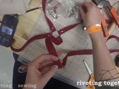 How to make a leather chest harness