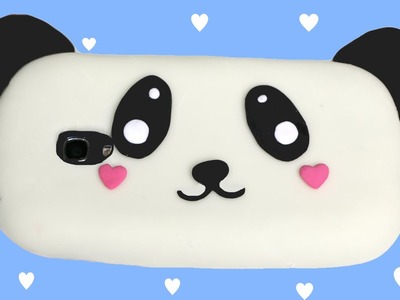 How to make a silicone phone case: Panda kawaii