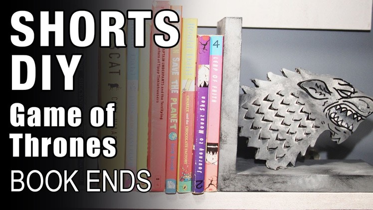 Mad Stuff With Rob - MSWR Shorts | How To Make Game Of Thrones Book Ends