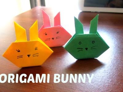 ORIGAMI BUNNY || Simple Paper Easter Bunny for decoration