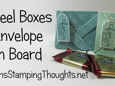Pinwheel Box using the Envelope Punch Board from Stampin'Up!