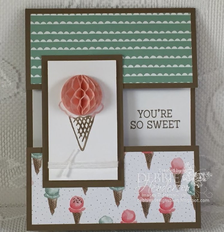 Split Panel Card Fold using Stampin' Up! Products